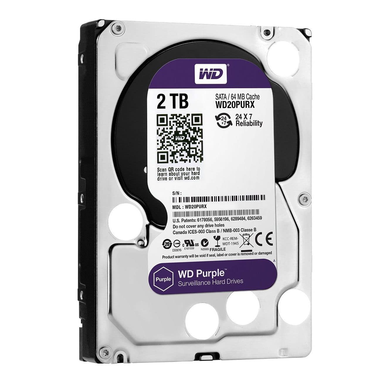 Western Digital 2TB Purple Grade Hard drive